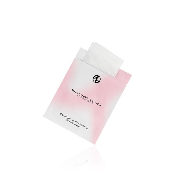 Masque tissu anti-vieillissement au collagène