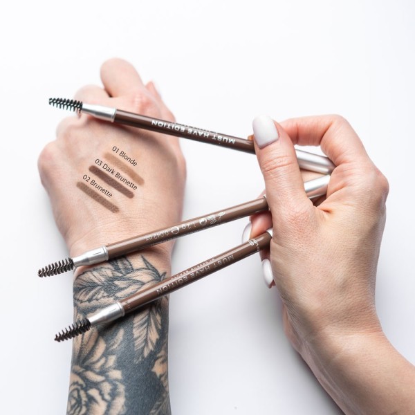 Crayon gel à sourcils 02 Brun