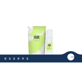 Coffret – Shampoing Aloe vera pour cheveux colorés et secs + Recharge (200 ml + 500 ml)