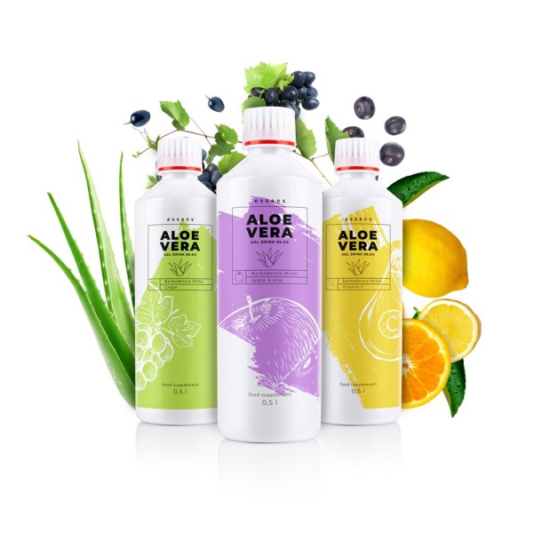 Gels à boire à l’Aloe Vera
