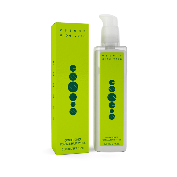 Après-shampoing à l'aloe vera pour tous types de cheveux