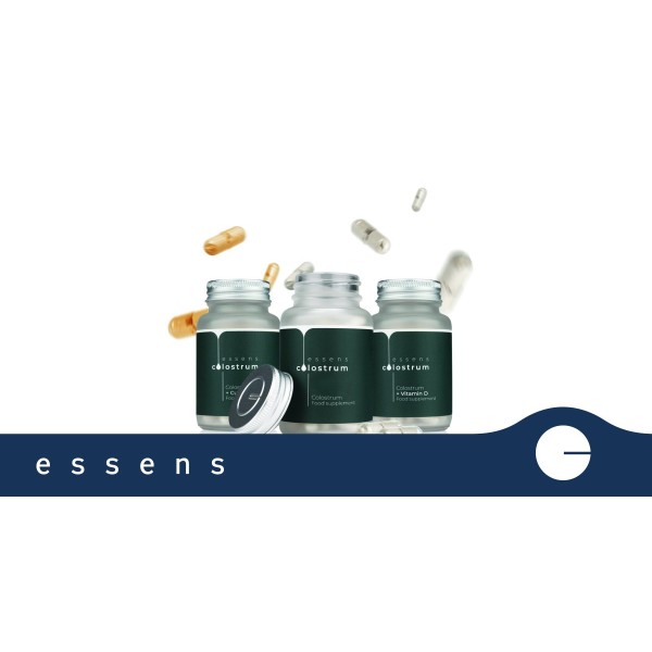 Set de compléments alimentaires ESSENS au colostrum