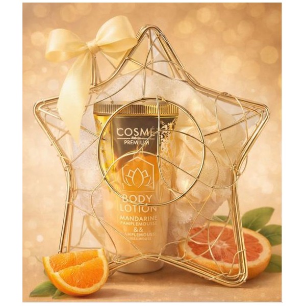 Coffret Bien-Être Corps – Body Lotion Parfumée & Fleur de Douche