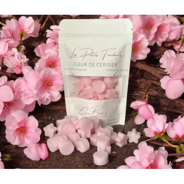 Fondants parfumés - Parfum de Grasse - Fleur de cerisier