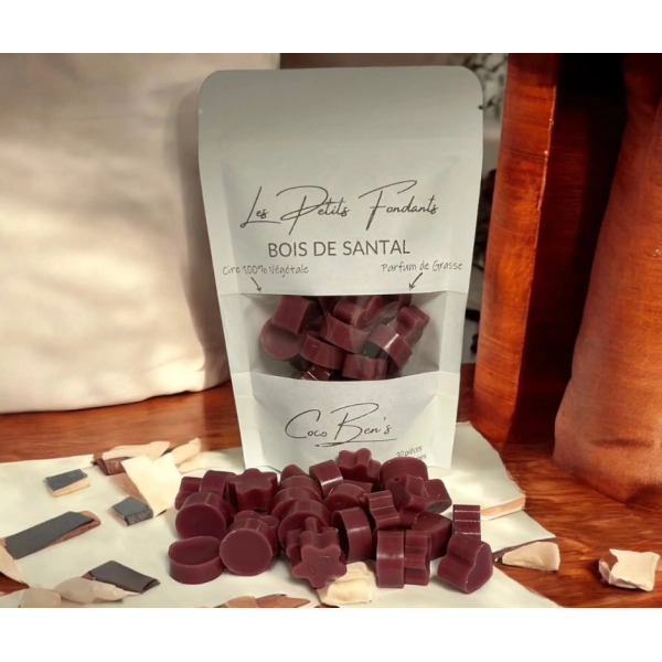 Fondants parfumés - Parfum de Grasse - Bois de santal