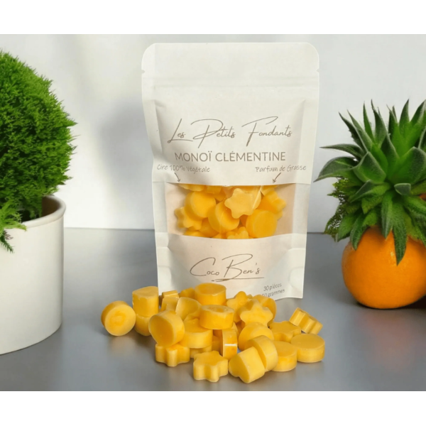 Fondants parfumés - Parfum de Grasse - Monoï clémentine