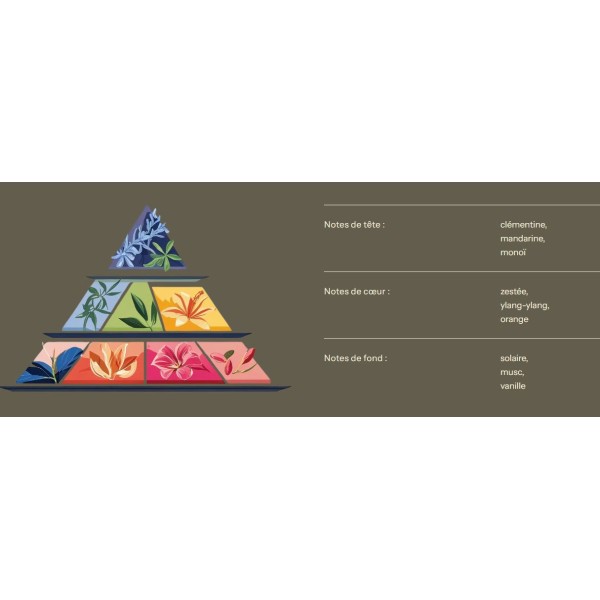 Fondants parfumés - Parfum de Grasse - Monoï clémentine