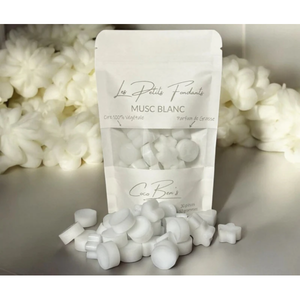 Fondants parfumés - Parfum de Grasse - Musc Blanc