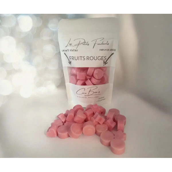 Fondants parfumés - Parfum de Grasse - Fruits rouges