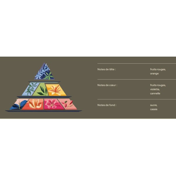 Fondants parfumés - Parfum de Grasse - Fruits rouges