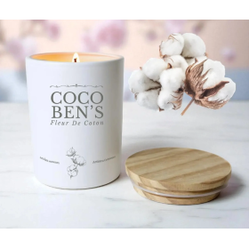 Bougie au parfum de Grasse - Fleur de coton - 200ml
