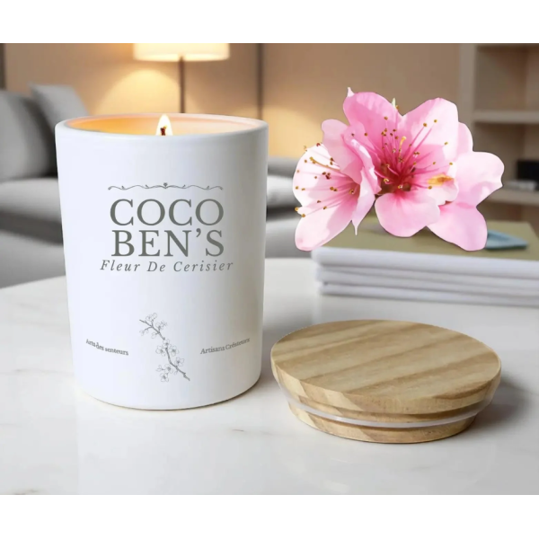 Bougie au parfum de Grasse - Fleur de Cerisier - 200ml