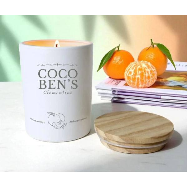 Bougie au parfum de Grasse - Clémentine - 200ml