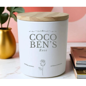 Bougie au parfum de Grasse - Rose - 200ml