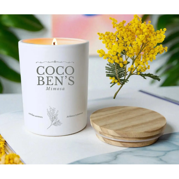 Bougie au parfum de Grasse - Mimosa - 200ml
