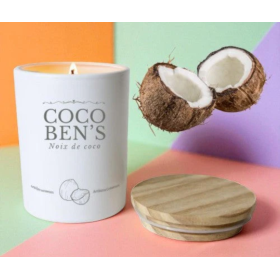Bougie au parfum de Grasse - Noix de Coco - 200ml