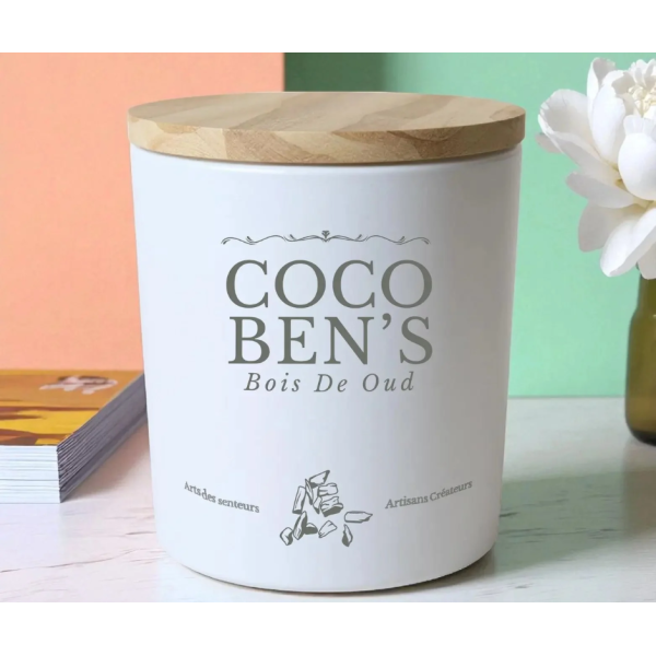 Bougie au parfum de Grasse - Bois de oud - 200ml