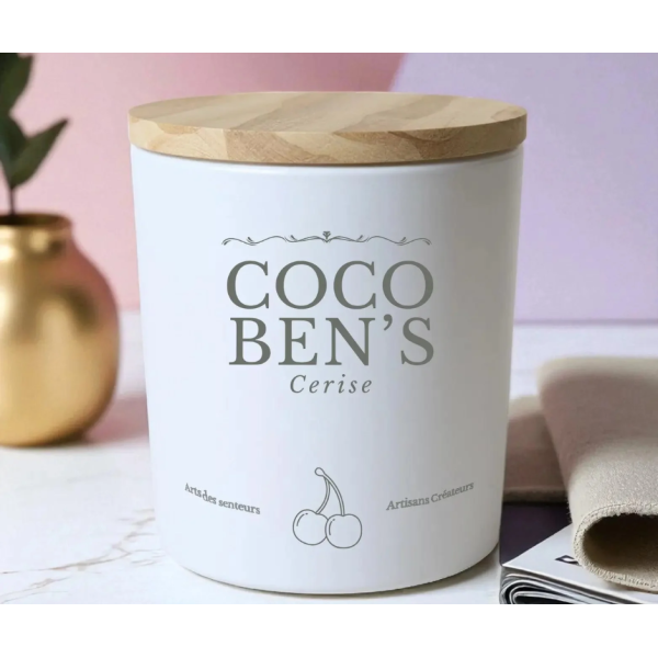 Bougie au parfum de Grasse - Cerise - 200ml
