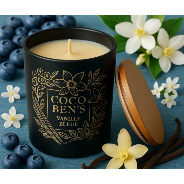 Bougie de Luxe - Vanille bleue - 300ml