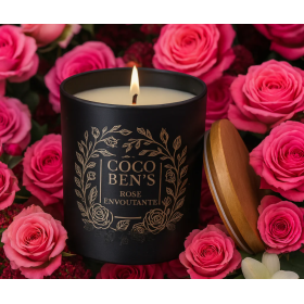 Bougie de Luxe - Rose envoûtante - 300ml