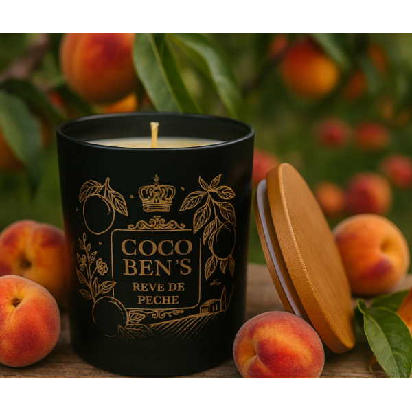 Bougie de Luxe - "Édition limitée" - Rêve de Pêche - 300ml