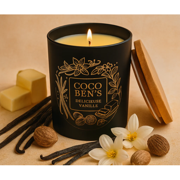 Bougie de Luxe - Délicieuse vanille - 300ml