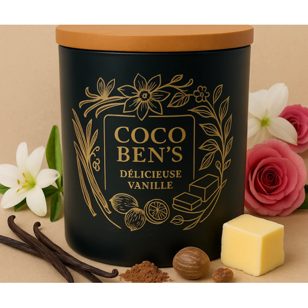 Bougie de Luxe - Délicieuse vanille - 300ml