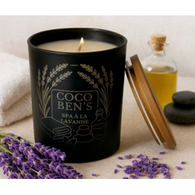 Bougie de Luxe - Spa à la lavande - 300ml