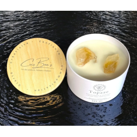 Bougie Lithothérapie - Topaze - 200 ML