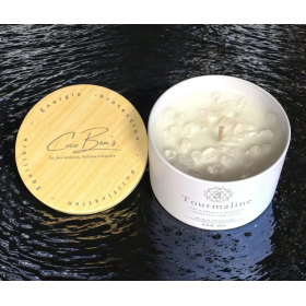 Bougie Lithothérapie - Tourmaline - 200 ML