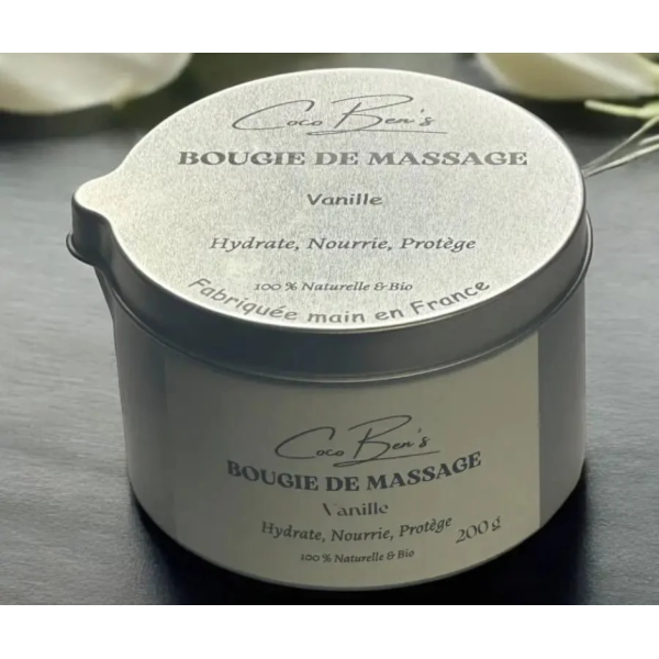 Bougie de massage - Vanille - 200 ML