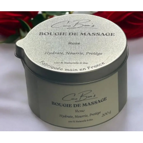 Bougie de massage - Rose - 200 ML