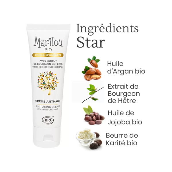 Crème Anti-âge à l'Huile d'Argan