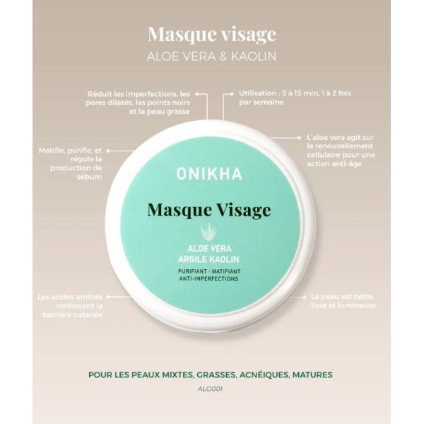 MASQUE ALOE VERA & KAOLIN