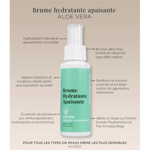 BRUME HYDRATANTE APAISANTE ALOE VERA