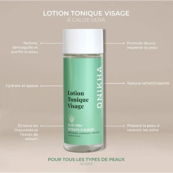 EAU TONIQUE À L’ALOE VERA