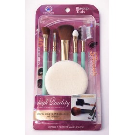 L'Art du Maquillage : Ensemble de Pinceaux Élégants