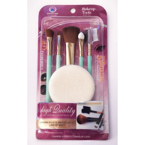 L'Art du Maquillage : Ensemble de Pinceaux Élégants