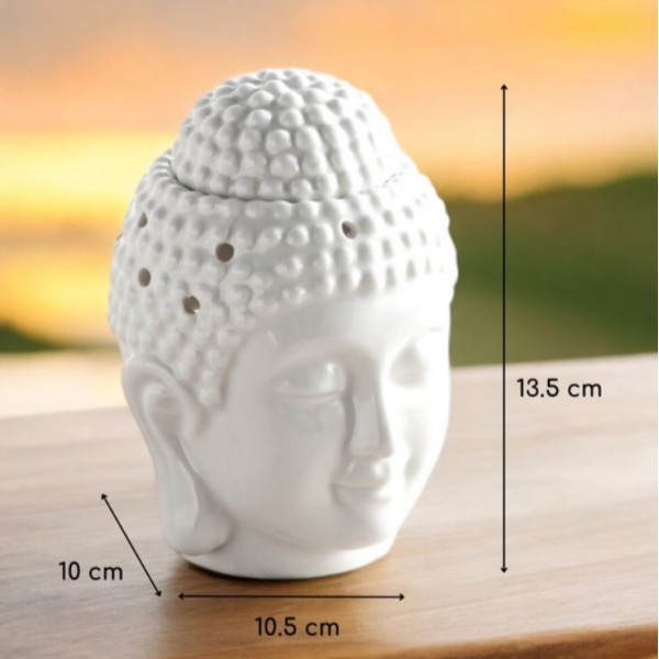 Brûle parfum Série Céramy - Dhyana Blanc